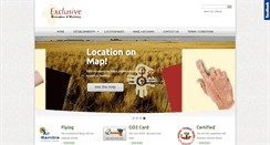 Desktop Screenshot of exclusive.com.na